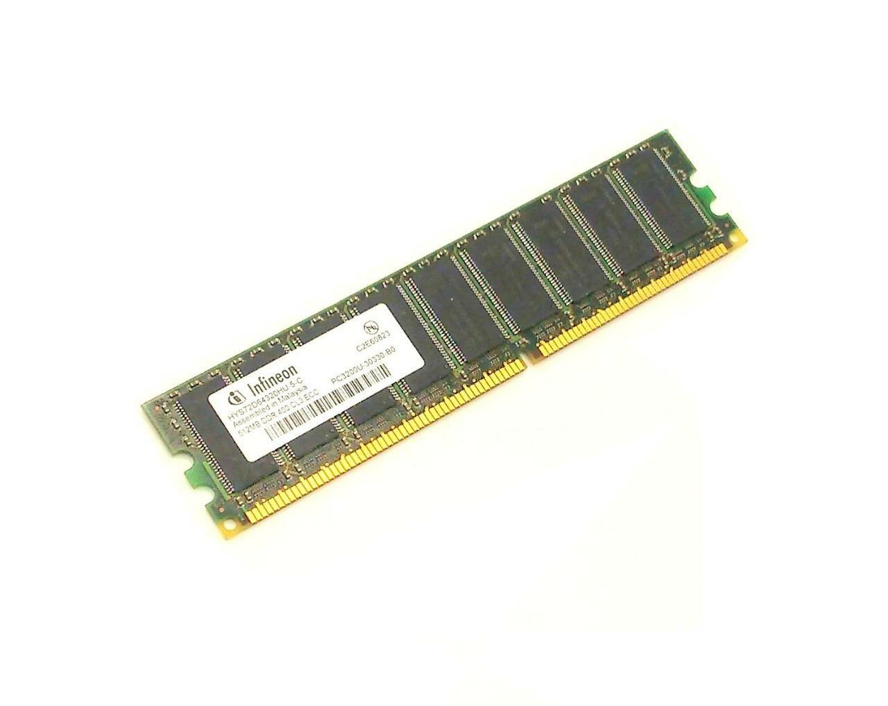 Infineon  HYS72D64320HU-5-C  Computer Ram Memory Module 512MB DDR