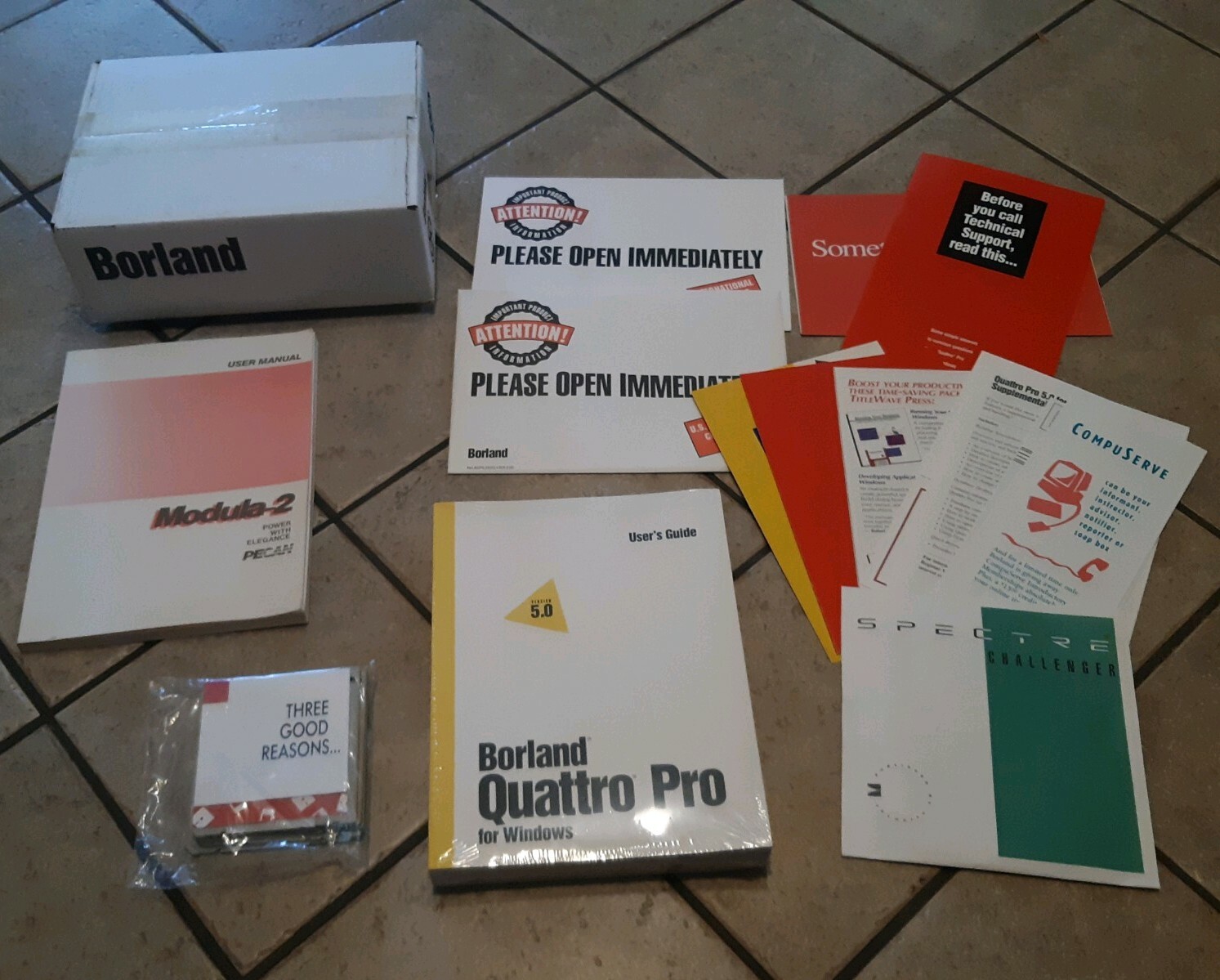 Borland Quattro Pro Ver 5 for windows VTG Software 3.5" disk format SEALED NEW