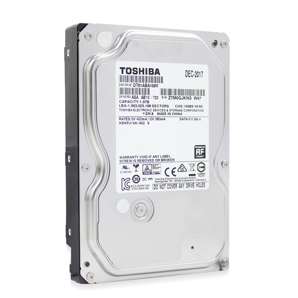 FIT FOR Toshiba 1TB DT01ABA100V 3.5" SATA III 6Gbs 32MB PC CCTV DVR AV HDD