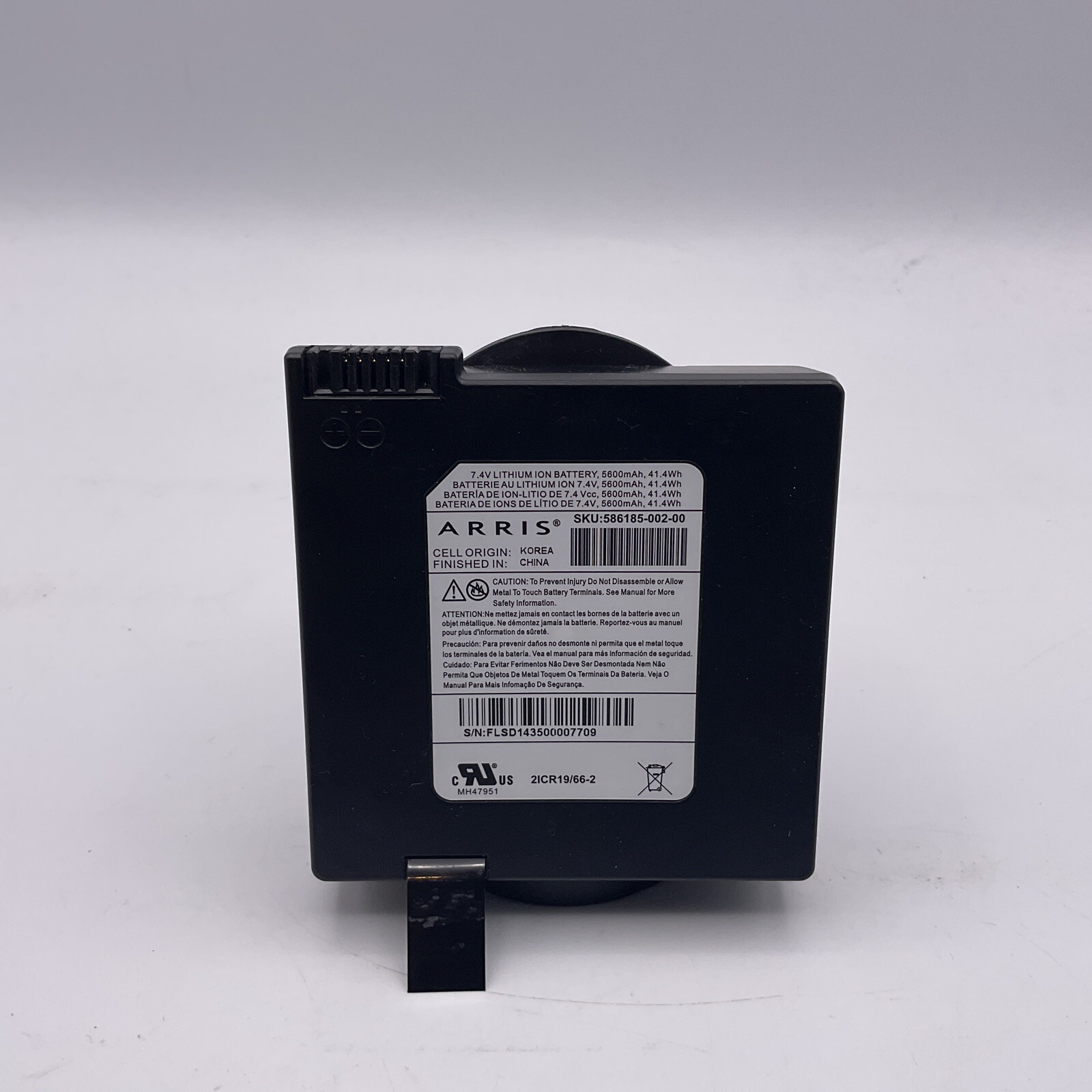 ARRIS 7.4V 5600mAh Lithium-ion Li-ION Battery 586185-002-00 AT&T U-Verse NVG589
