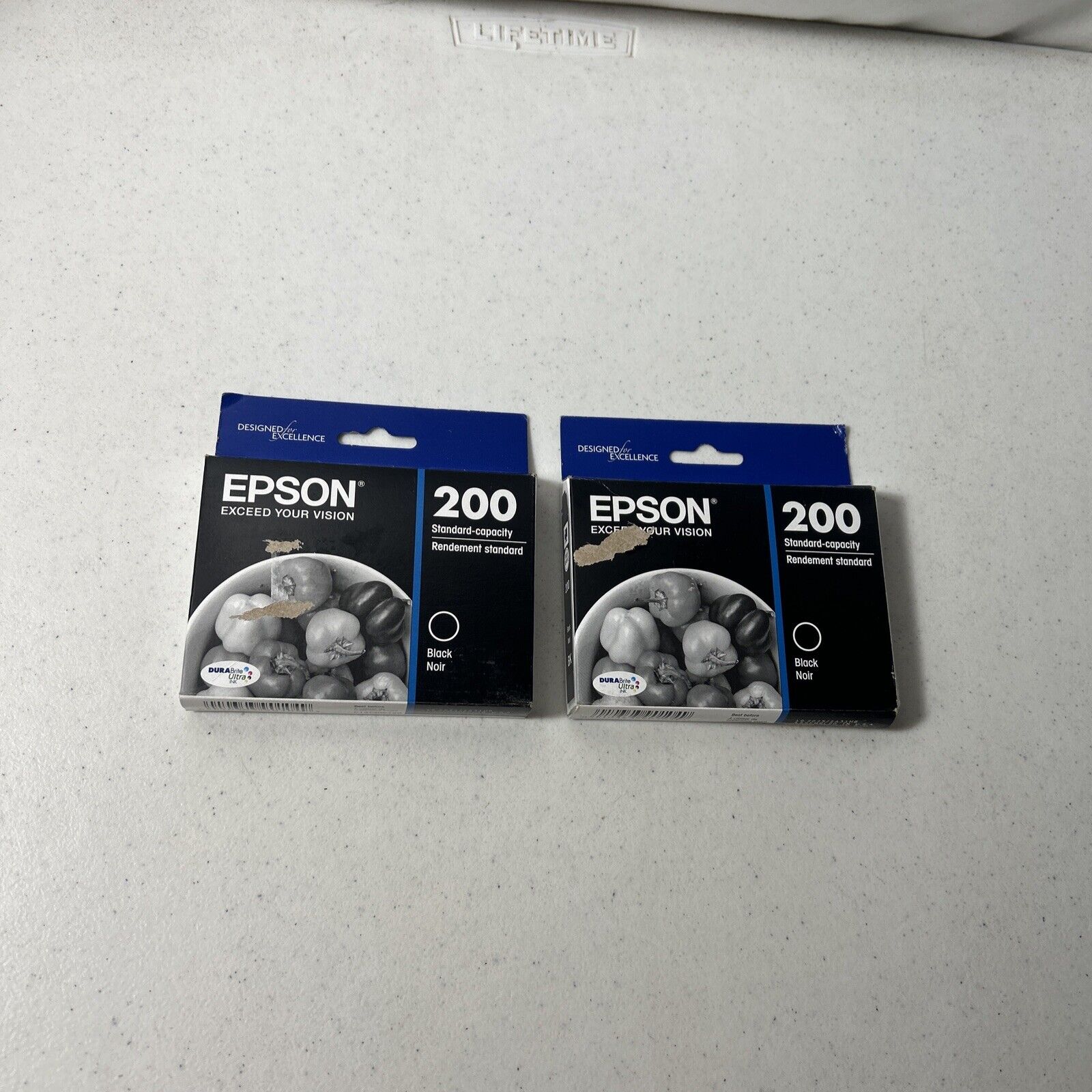 Epson T200120S  DURABrite Ultra Ink Cartridge - Black EXP 10/2025 New Lot Of 2