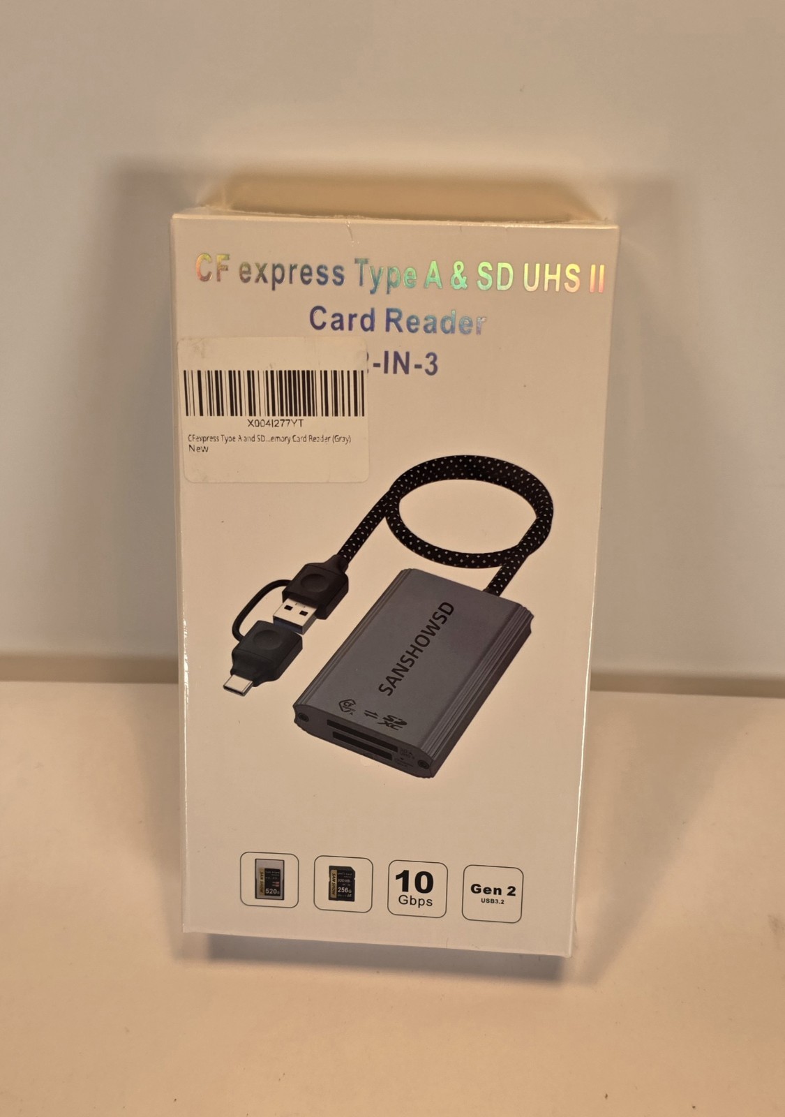 CF Express Type A & SD UHS 11 Card Reader 3 in 1 transfer photos and videos 