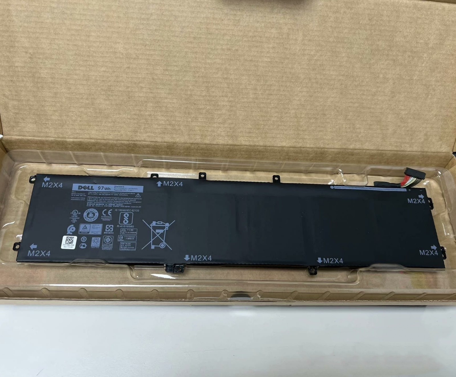 Genuine Dell 97WH 6GTPY Battery XPS 15 9570 9560 9550 7590 Precsion 5530 5520