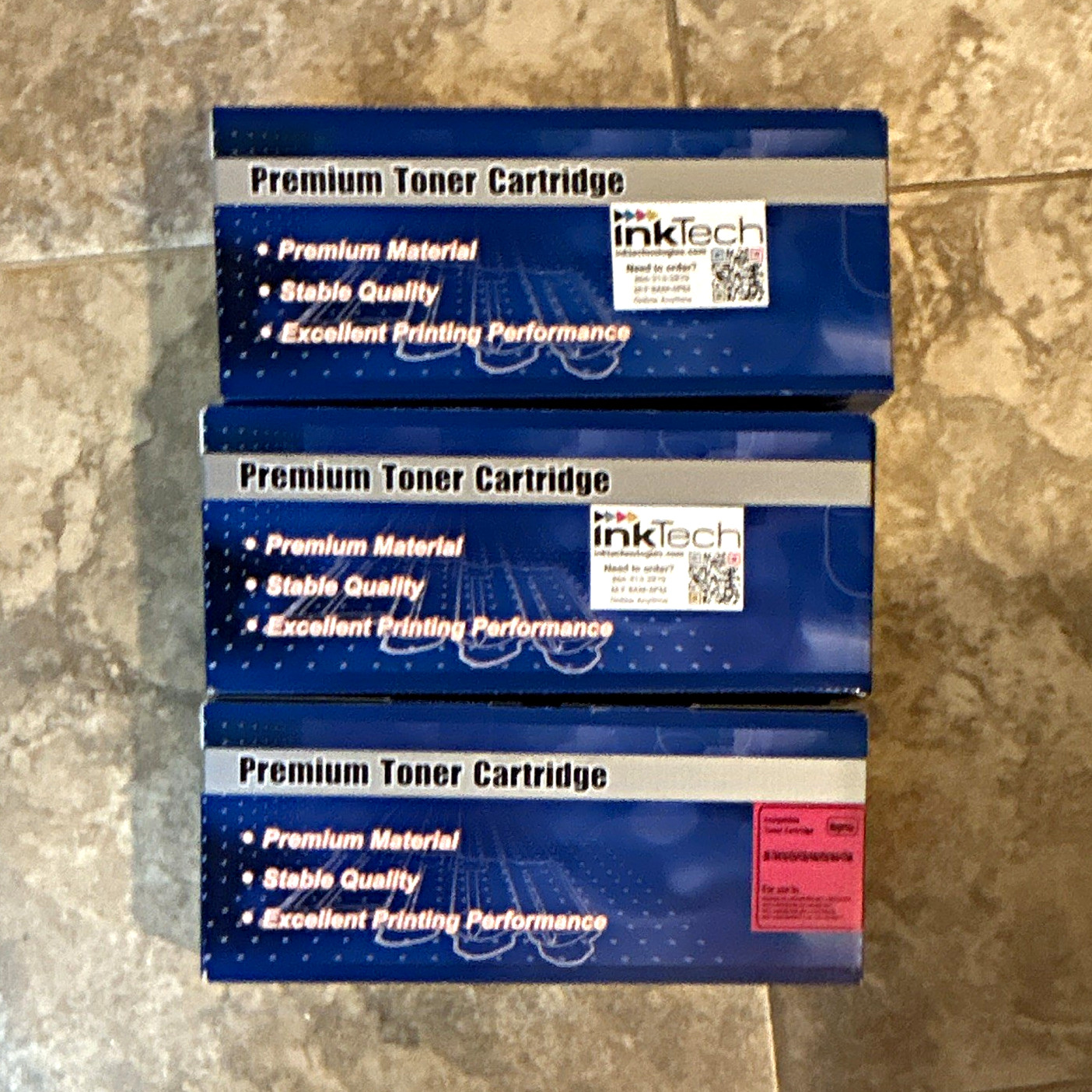 InkTec Premium Laser Toner Cartridges-cyan, yellow & magenta- for Brother