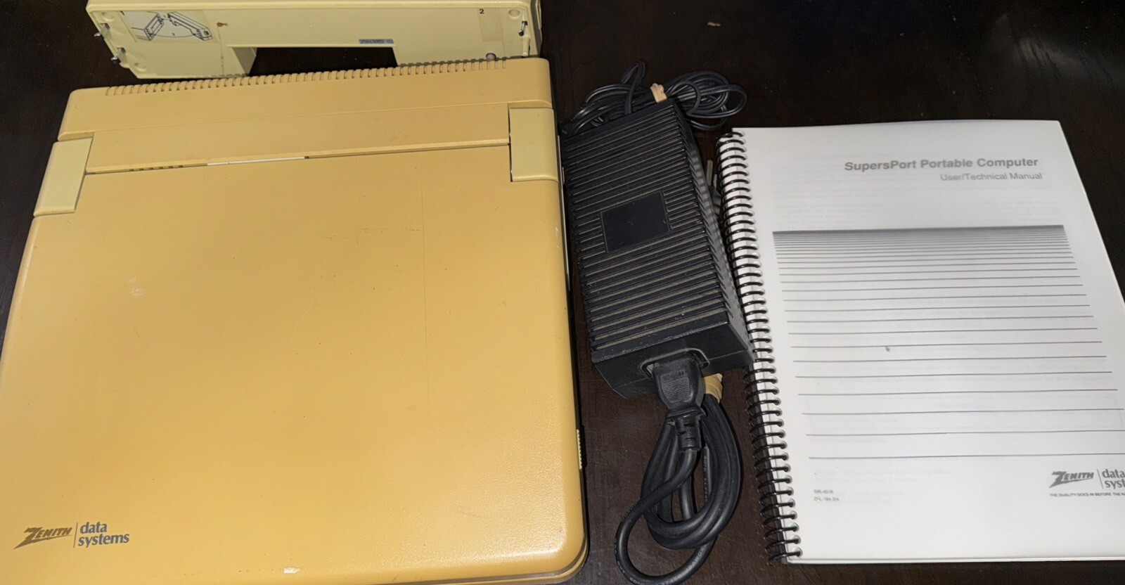 SupersPort 286 Portable Zenith Computer Power Supply RARE VINTAGE Excellent