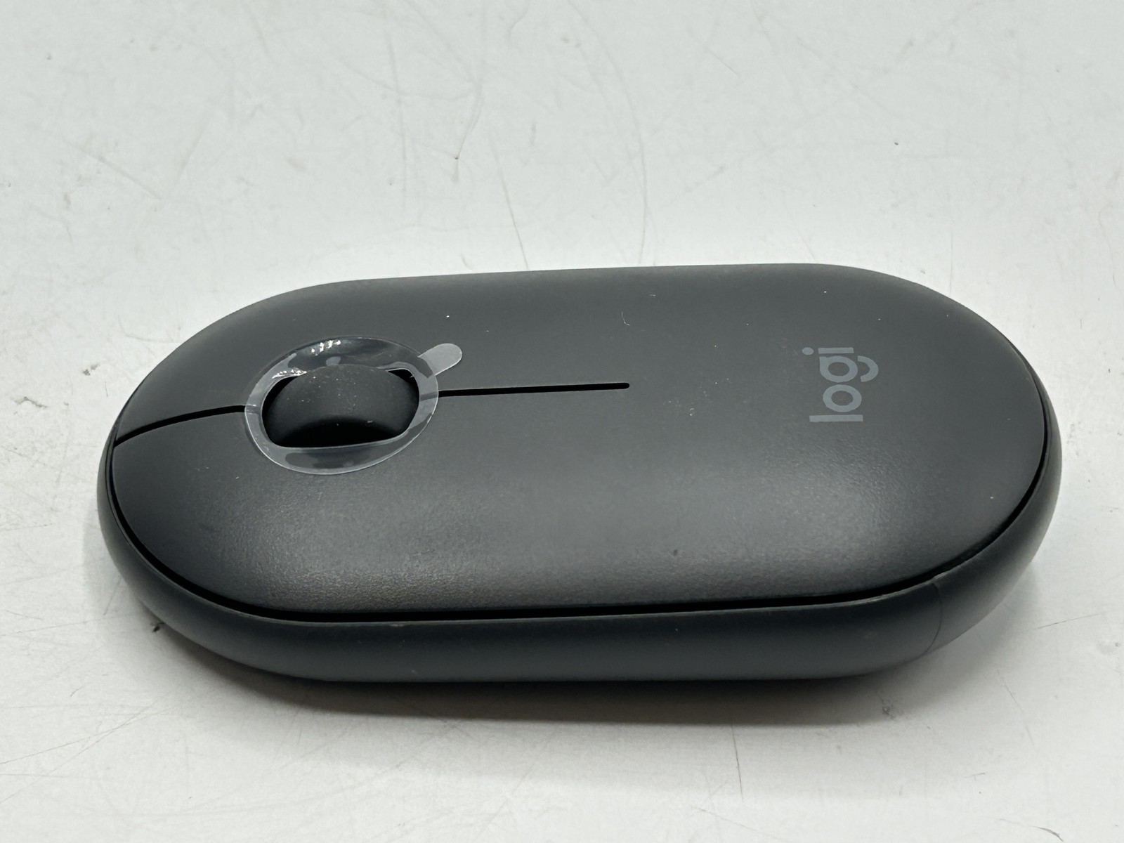 Logitech Pebble i345 Wireless Bluetooth Mouse for iPad, Graphite NO DONGLE
