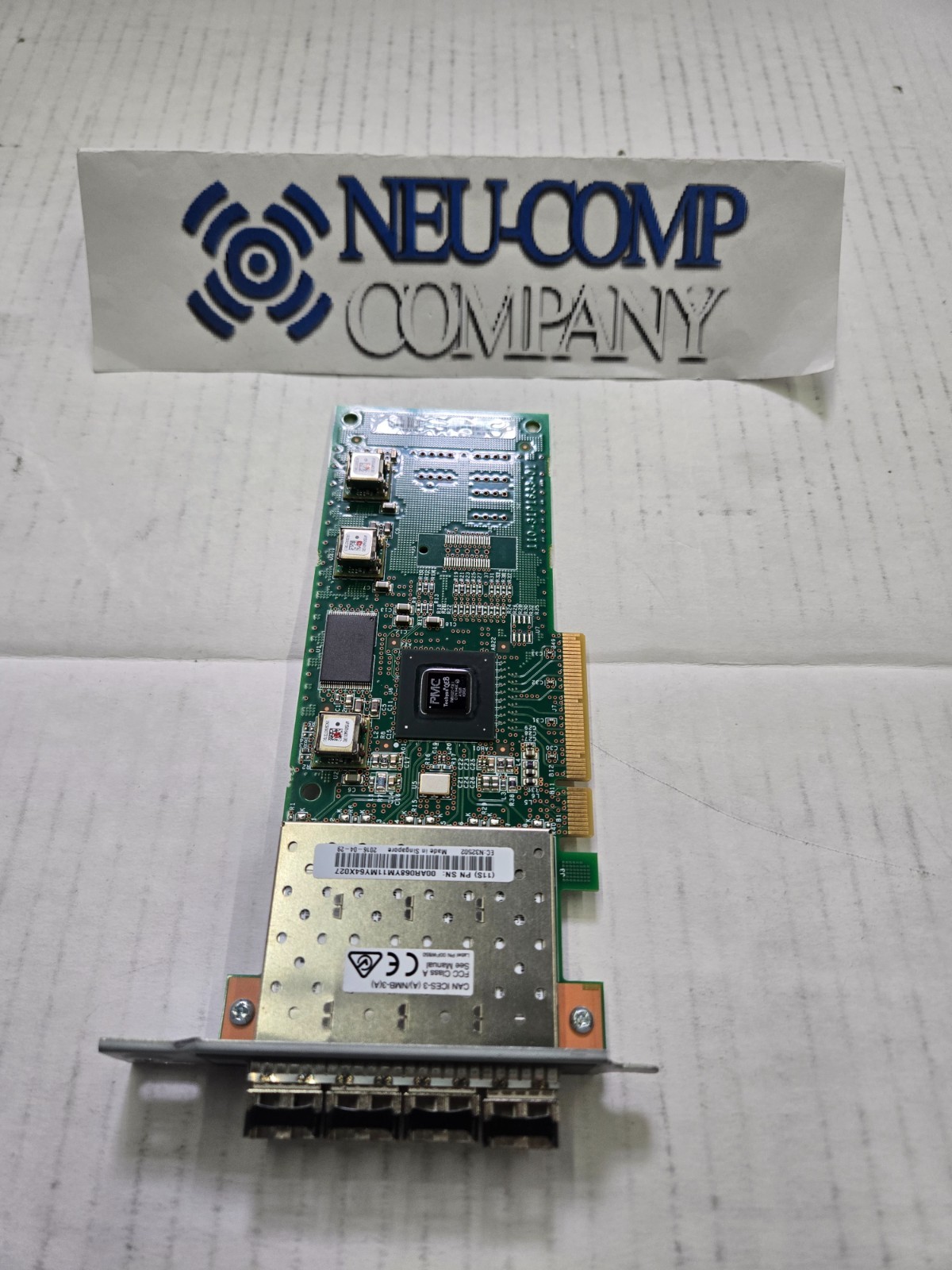 IBM 2072-ACHK 2078-AC00 00Y2491 4377336 00Y2537 00Y2421 V3700 8GB 4 Port FC Card