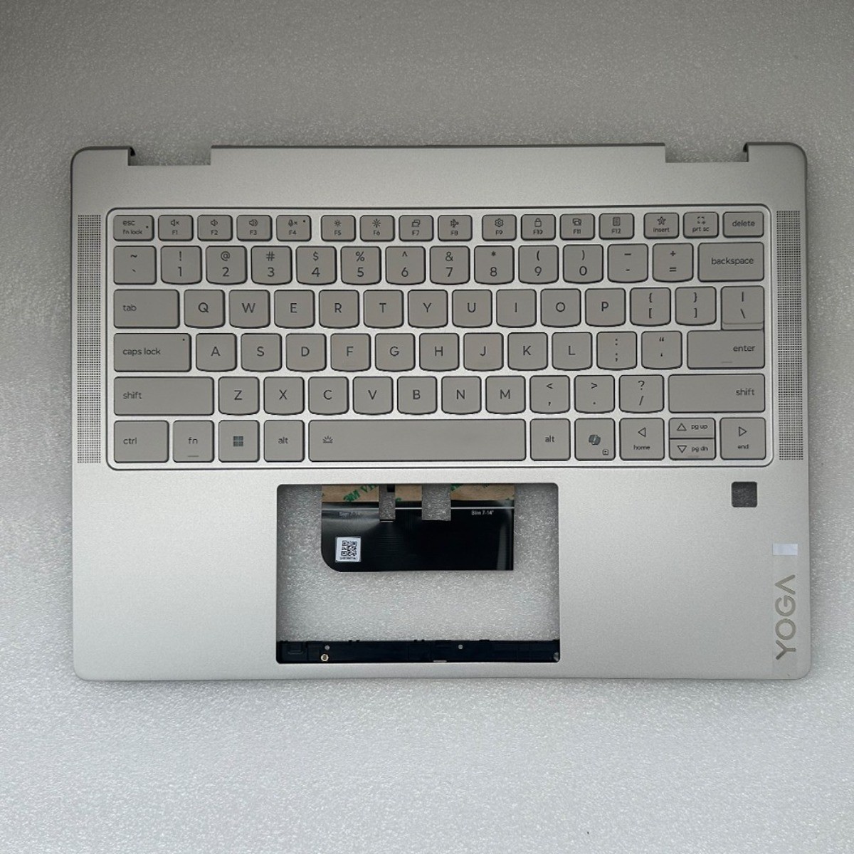 New 5CB1R83531 For Lenovo Yoga 7 2-in-1 14AKP10 83JR Palmrest Backlit Keyboard