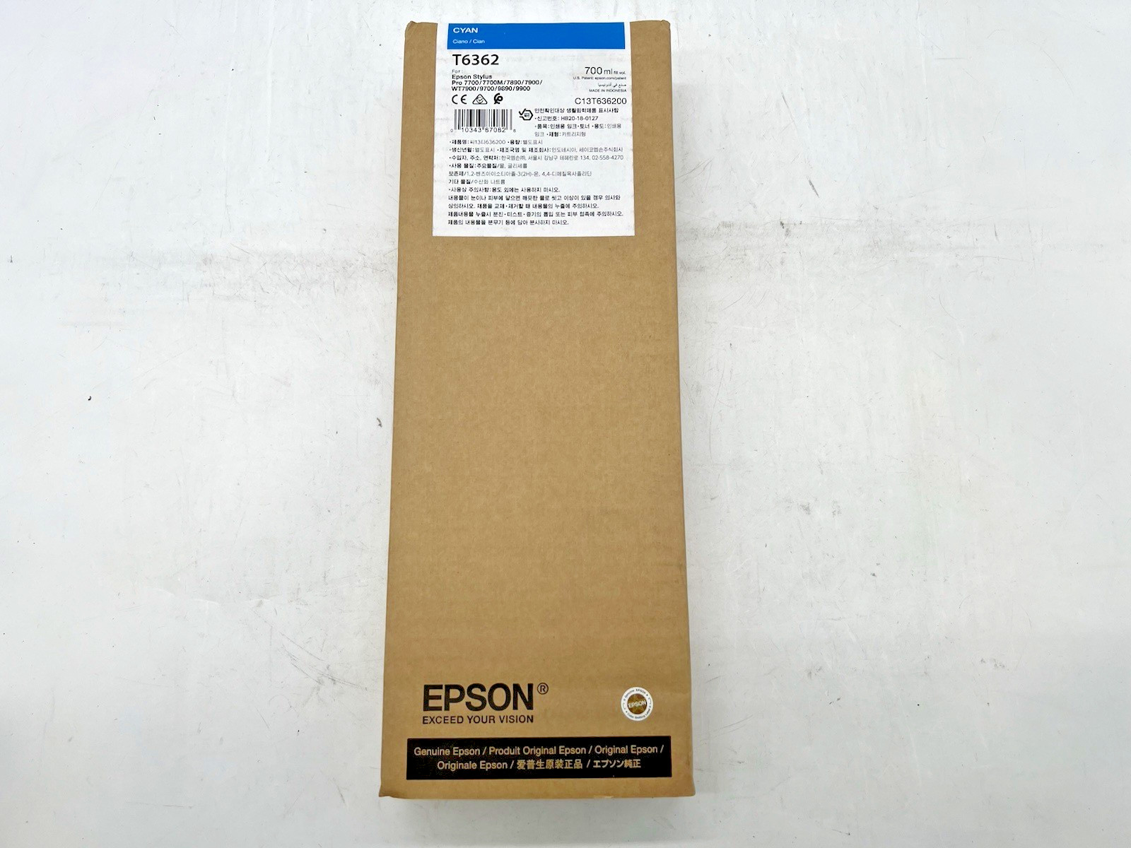 Epson T6362 Cyan Ink Cartridge-New