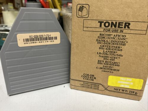 Yellow Toner Cartridge Ricoh 3228C/3235C/3245C,Danka/Infotec,Gestetner,Lanier