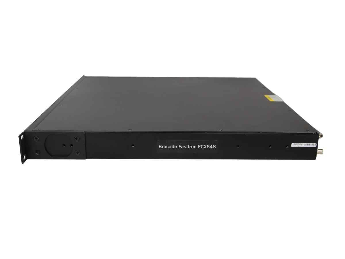 Brocade FastIron FCX648-E 80-1003605-01 48-Port RJ-45 GE Switch + Modules FCX-4XG