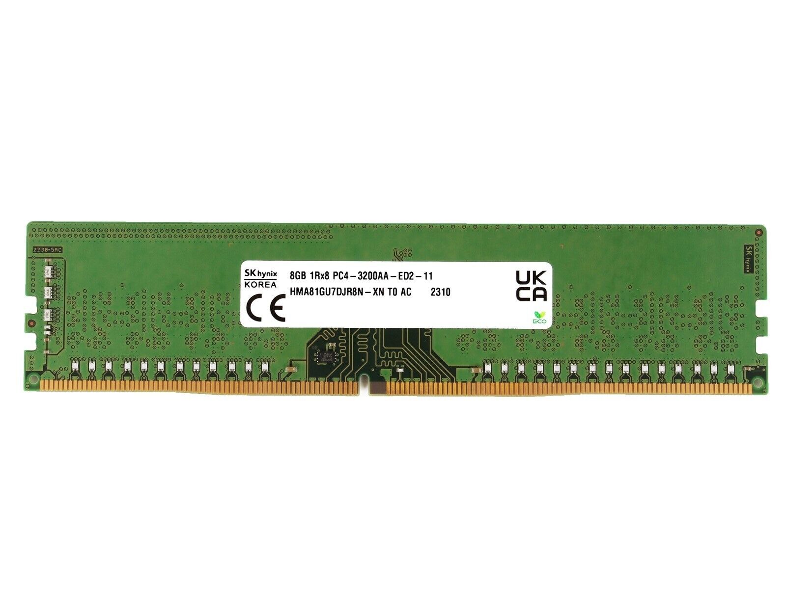 Memory Module Hynix HMA81GU7DJR8N-XN 8 GB Memory Module - DDR4 - 3200 MHz - ECC