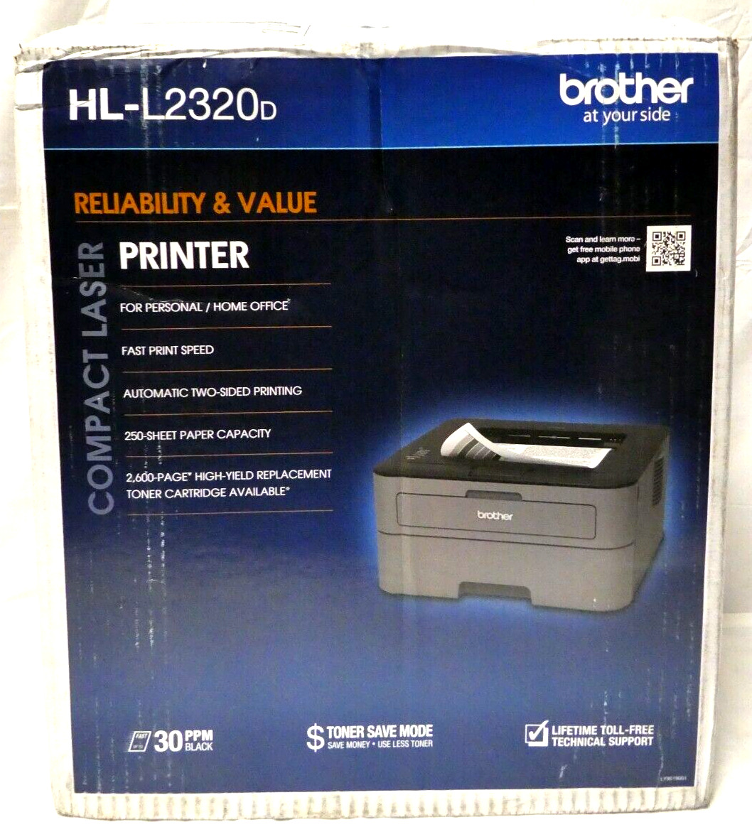 Brother HL-L2320D Compact Laser Printer (No Drum)