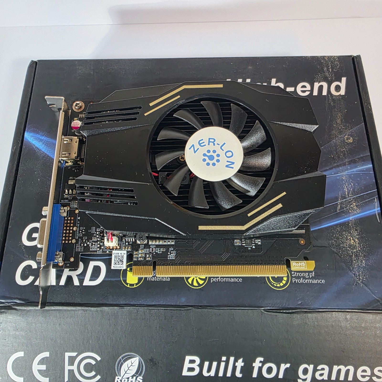 Zer-Lon GT 1030 4G graphics card