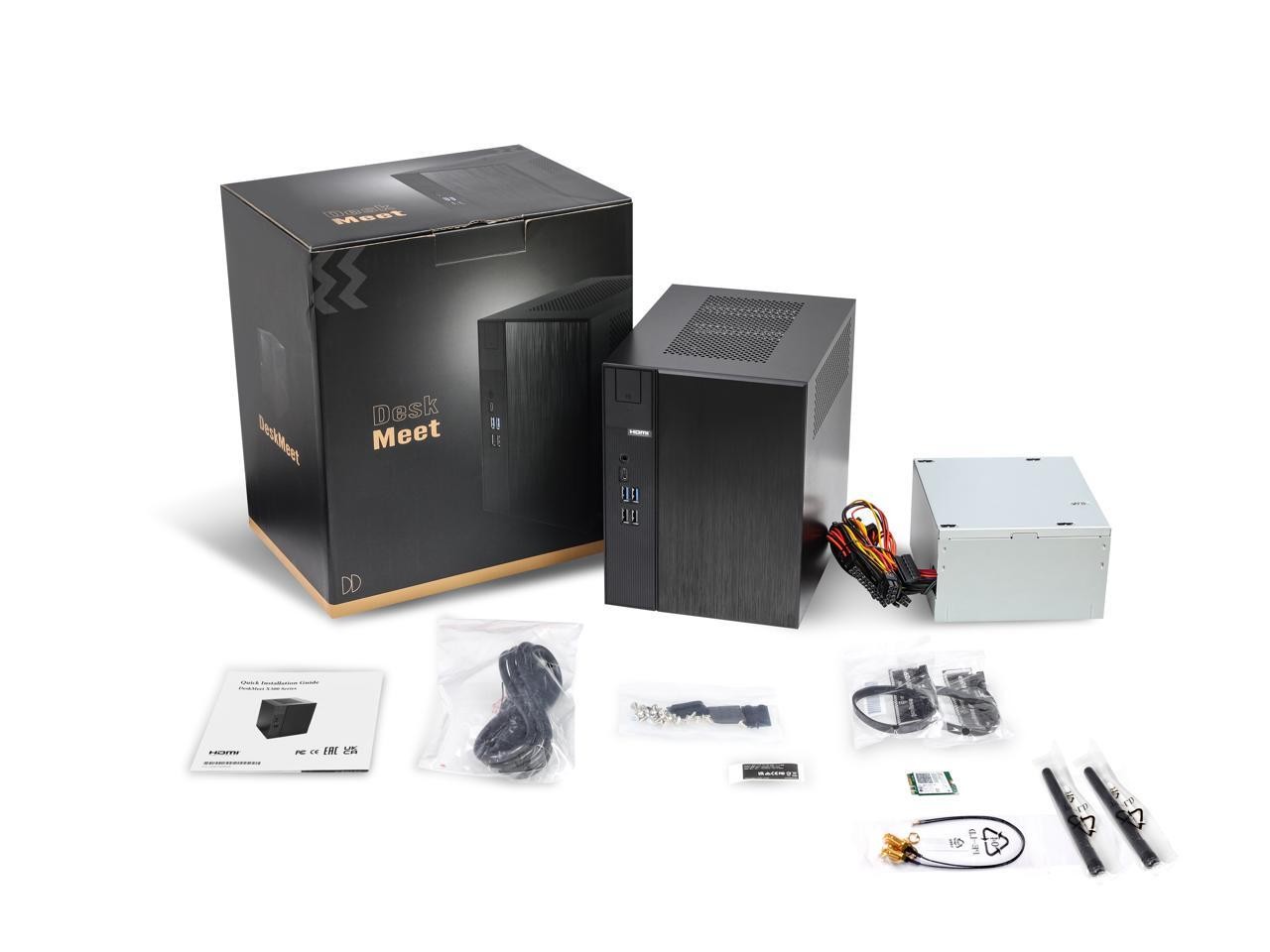 ASRock DeskMeet X600 Series Barebone mini PC , Supports AMD Socket AM5 Ryzen™