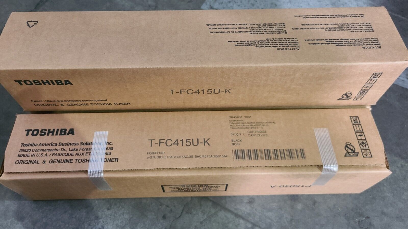 Genuine Toshiba ‎T-FC415U-K Black Toner Cartridge Unopened 