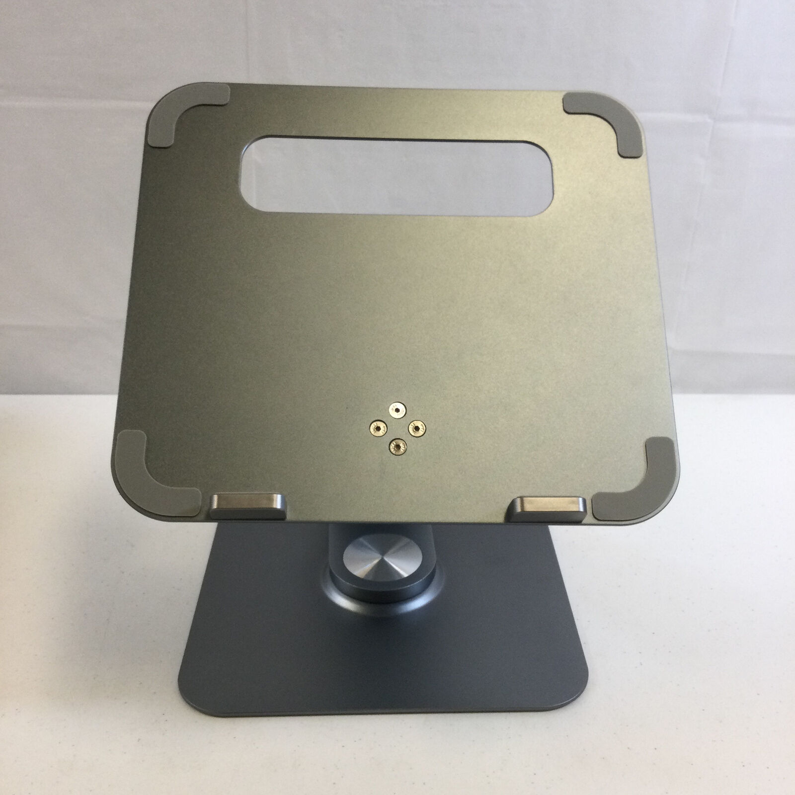 VIGLT Grey Portable Foldable 360° Swivel & Adjustable Laptop Stand For Desk