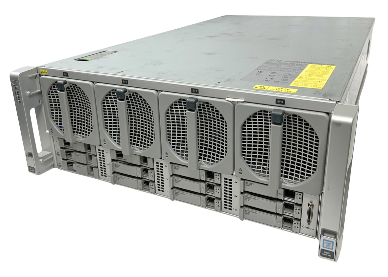 Cisco UCS UCSC-C460-M4 12SFF Server - 4x E7-4820 v3 4x 1.2TB, 4x 300GB, 4x PSU