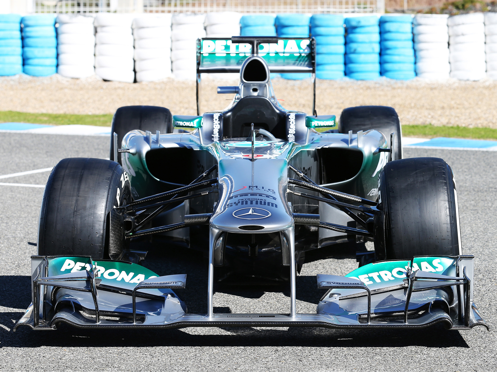 Cars 2013 mercedes g p mgp w04 formula one race racing Desk Mat Stitched