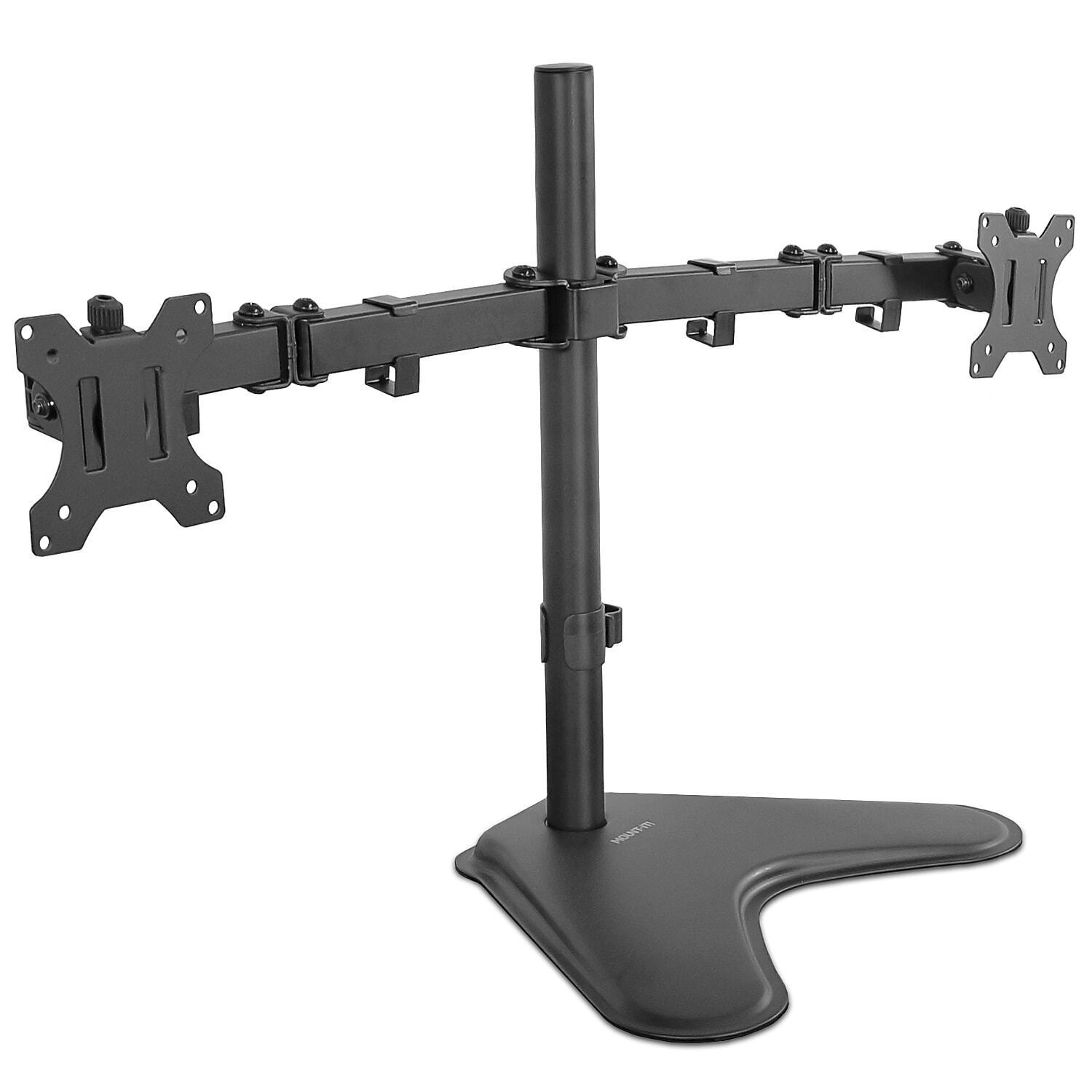 Mount-It Dual Adjustable Monitor Arm Up To 32