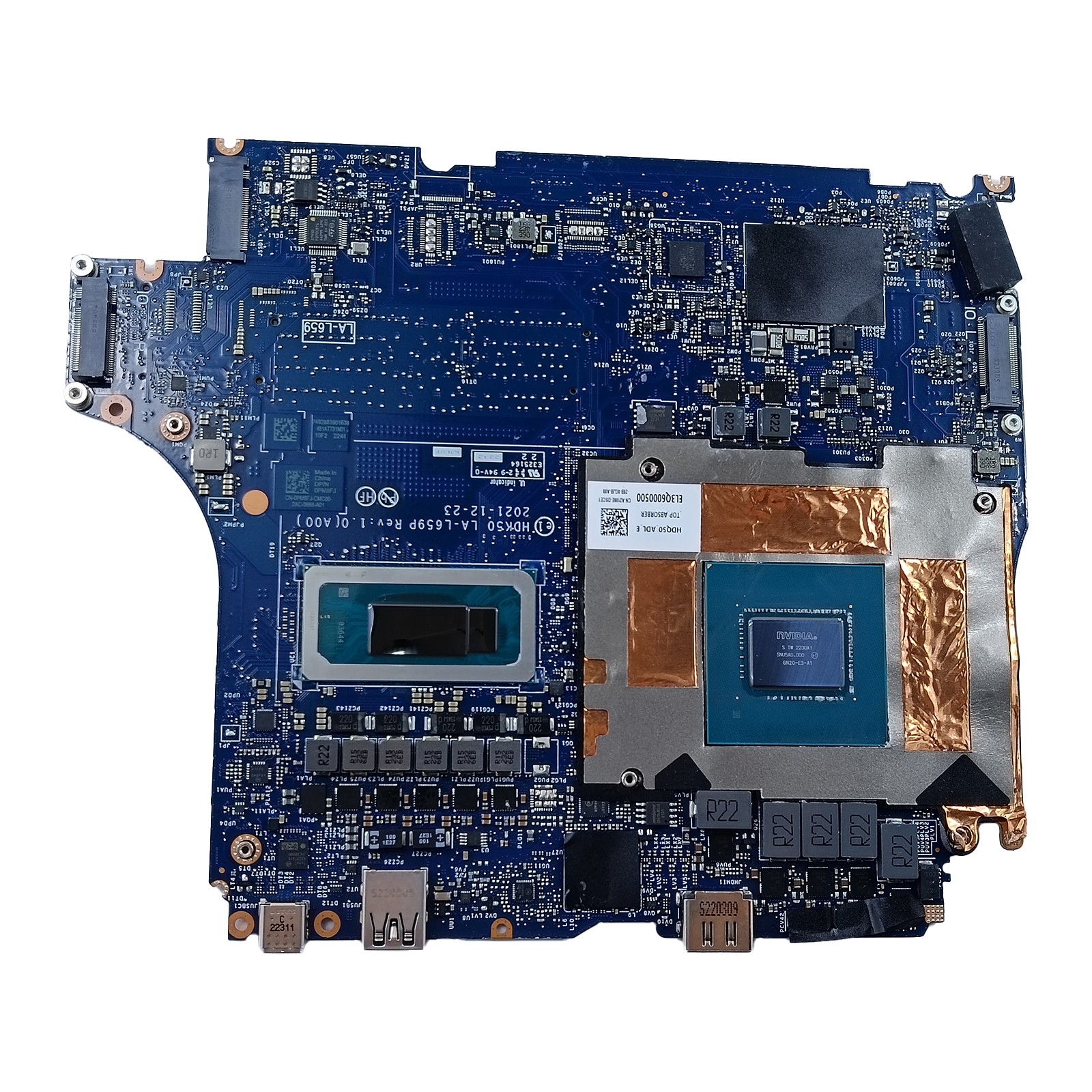 0PM8FJ For Dell G15 5520 Motherboard HDK50 LA-L659P i7-12700H RTX 3060 6GB