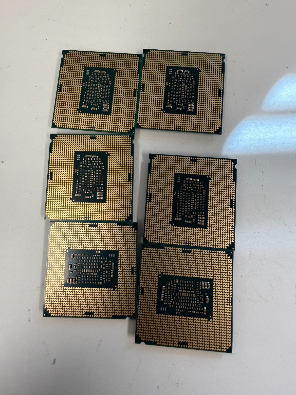 WORKING LOT OF 6- INTEL i5-7500 CPU PROCESSORS #SR335 3.40GHZ