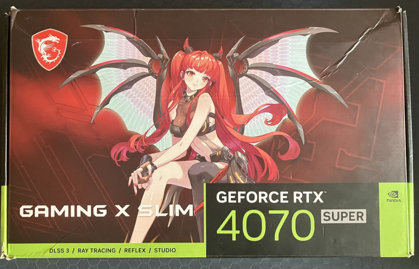 MSI GeForce RTX 4070 Super 12GB Gaming x Slim MLG Graphics Card GPU