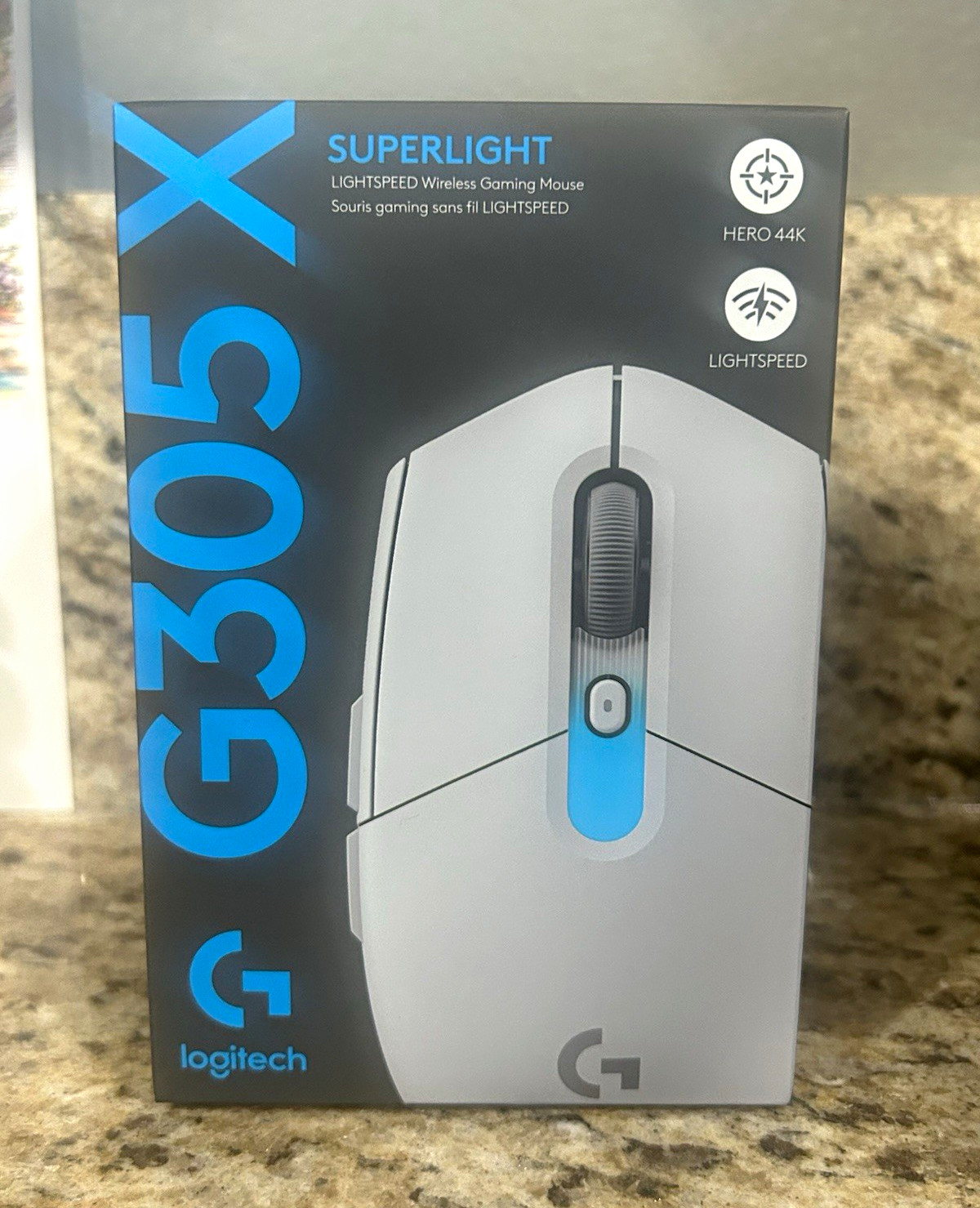 Logitech G305 X Superlight Wireless/Bluetooth Optical 44000DPI 5Btn White