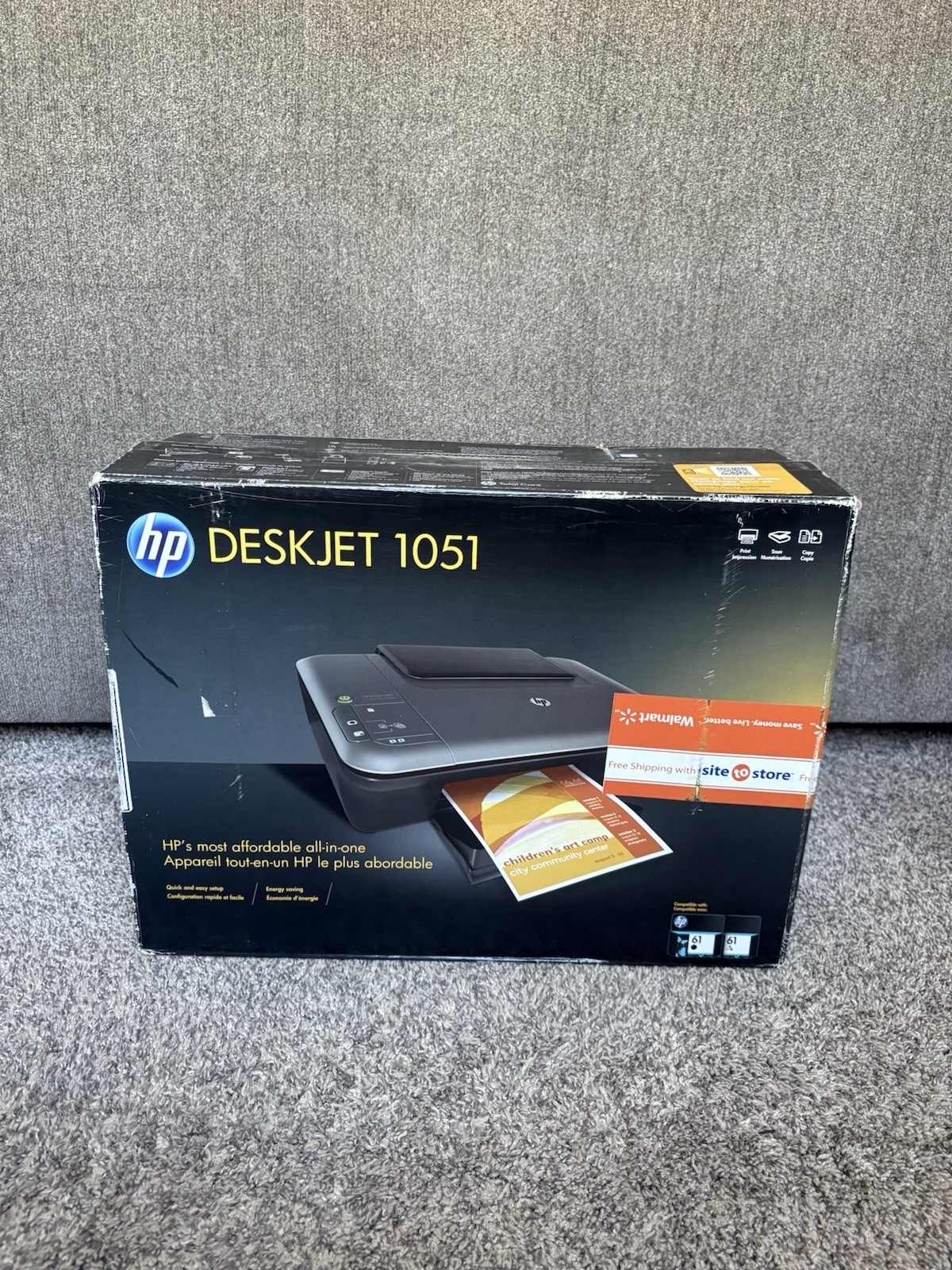 HP Deskjet 1051 All-In-One Inkjet Printer Brand New Sealed 2011 - No Ink