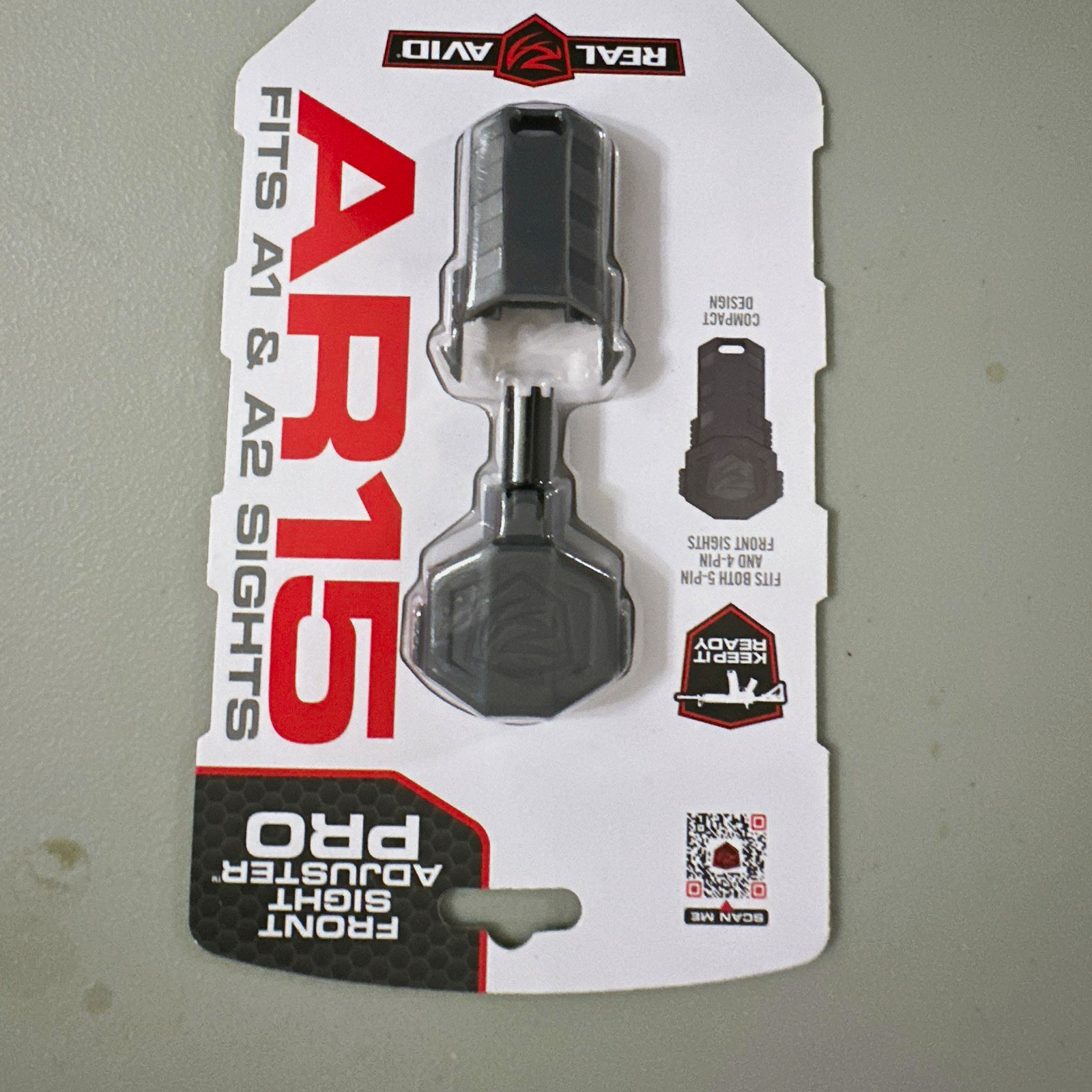 Real Avid Front Sight Adjuster Pro AR-15 A1/A2 Non-Marring Compact AVARFSAPRO