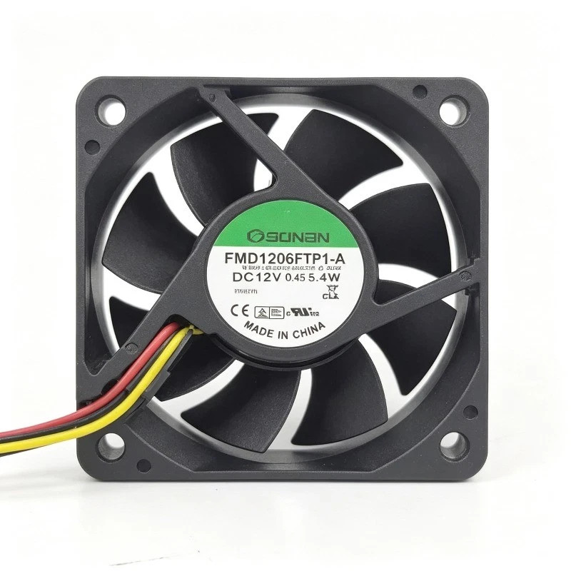 1PCS New SUNON PMD1206PTB1-A 12V 5.4W 6025 6CM Chassis Cooling Fan