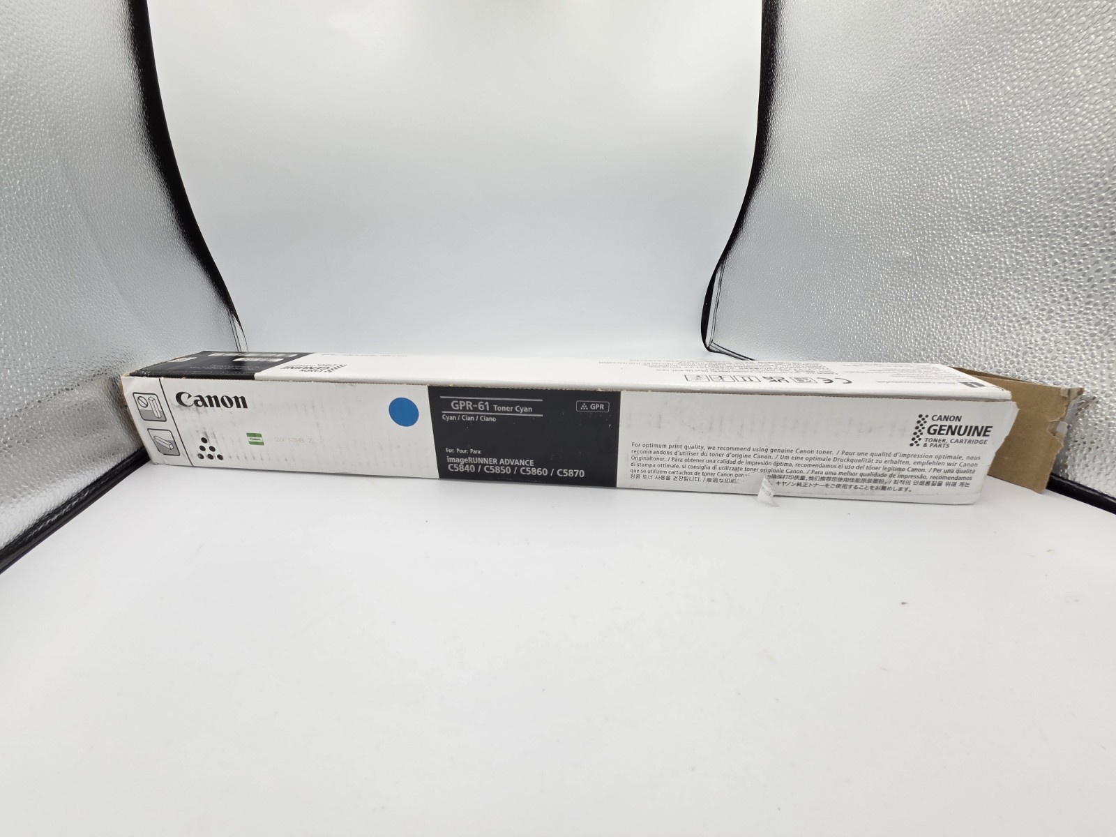 Canon GPR-61 GPR61 Cyan Toner Cartridge With Open Box