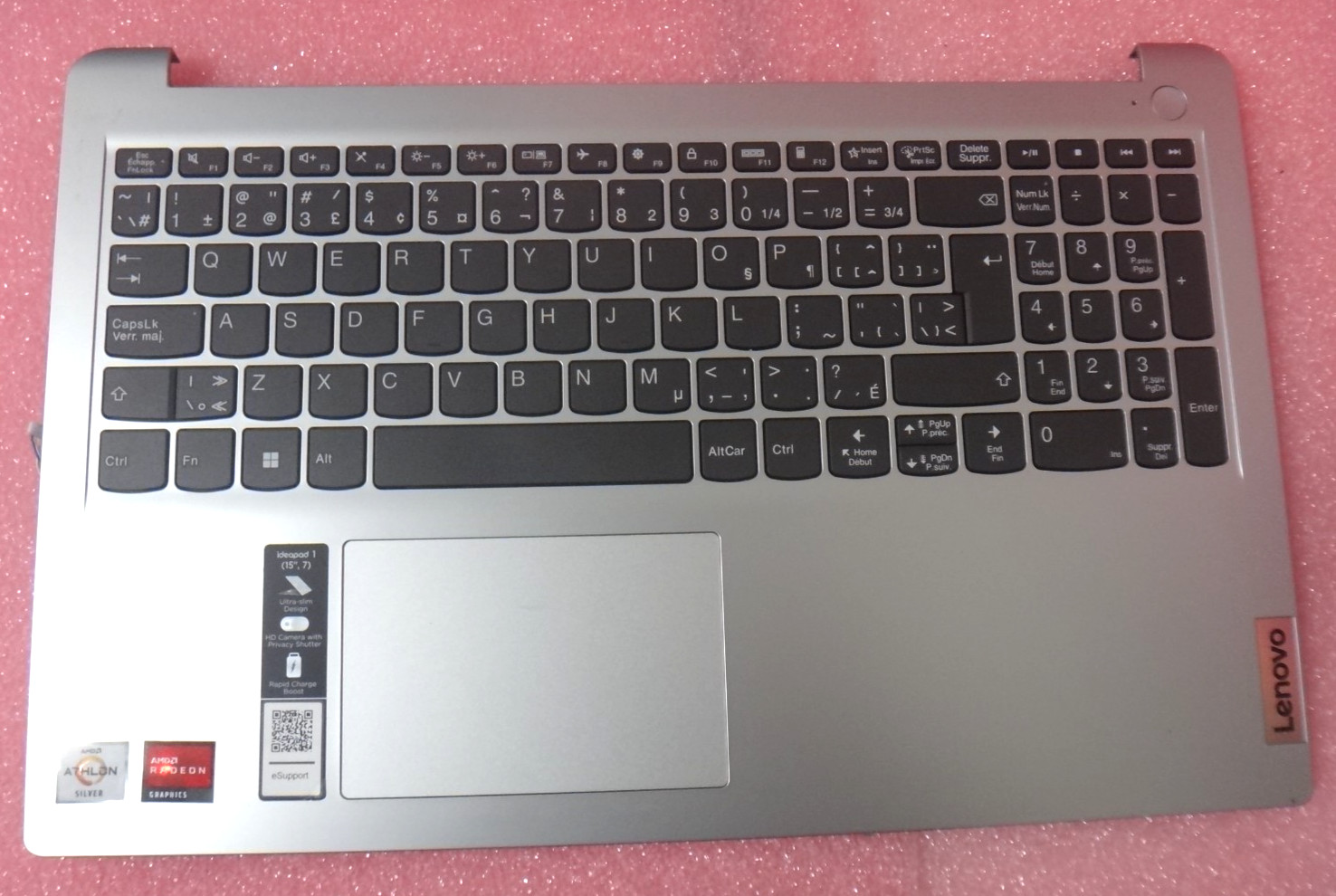 OEM Lenovo IdeaPad 1 15ADA7 82R1 82U4 1 15AMN7 Palmrest Top Keyboard 5CB1F36624