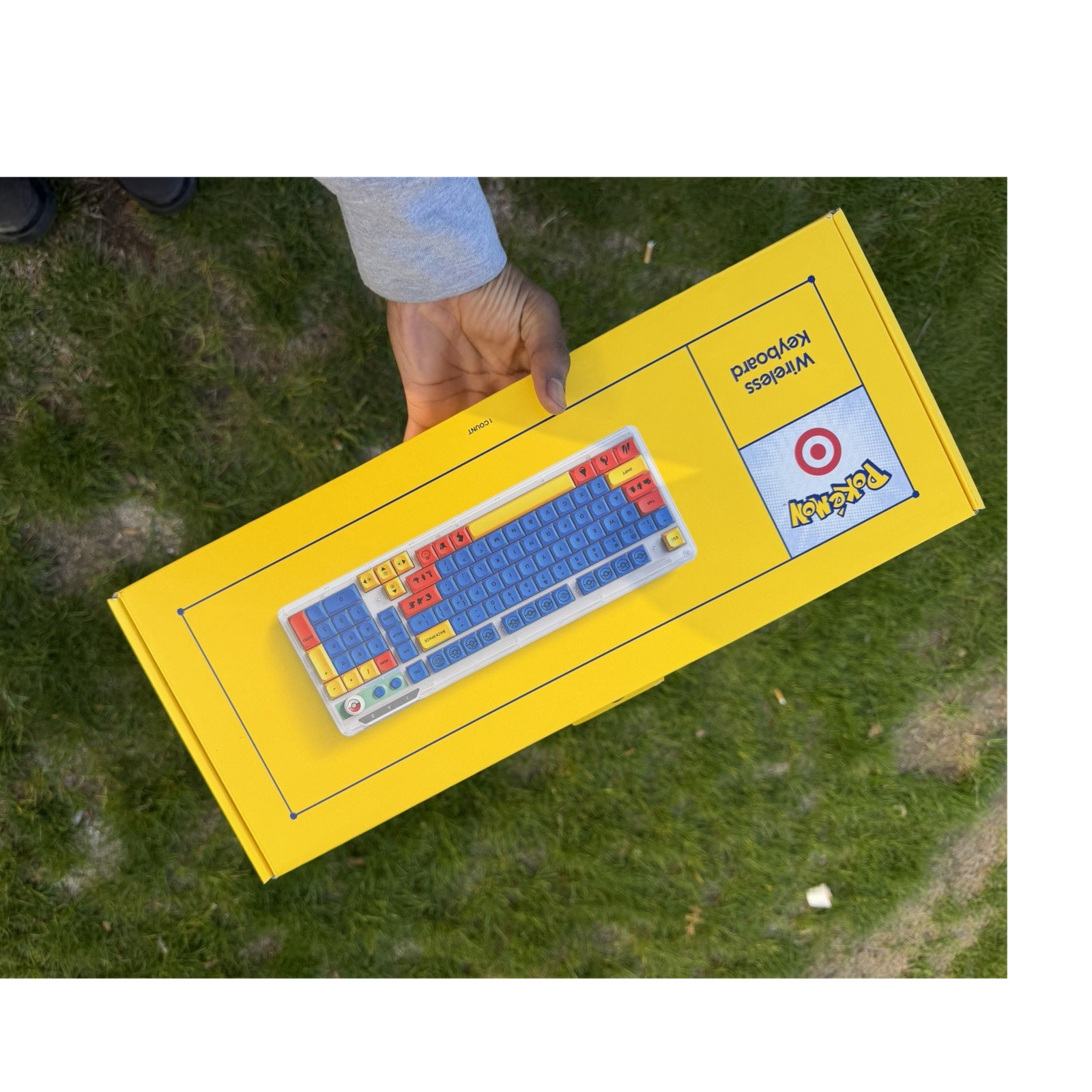 Pokemon x Target Wireless Keyboard Multicolor QWERTY English Layout