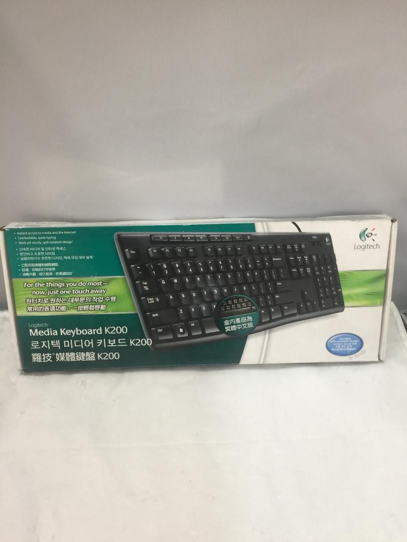 Logitech K200 Media Keyboard (ENGLISH/CHINESE) (/RT6-12251-920-002690-UG)