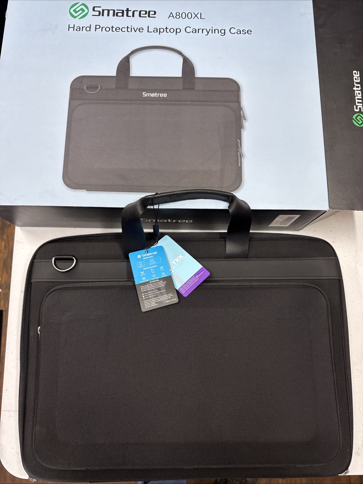 Smatree A360 Hard Protective Laptop/IPad/Electronic Carrying Case Black NEW ST