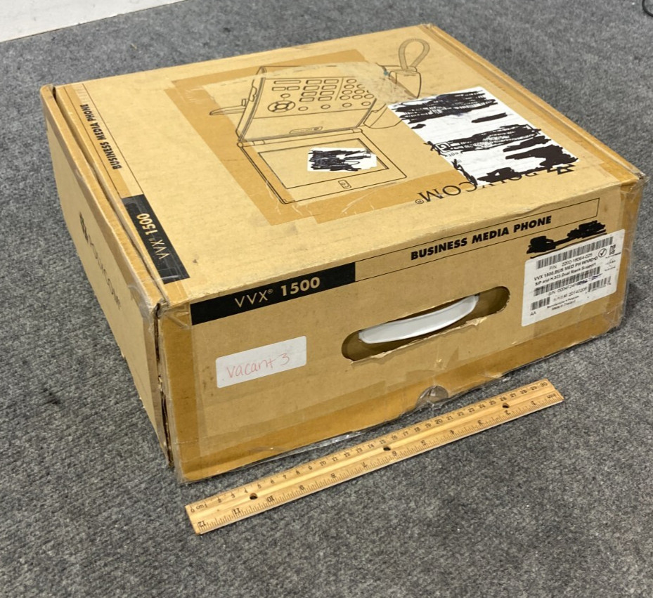 POLYCOM VVX1500 Business Media Phone 2200-18064-025 - Open Box -