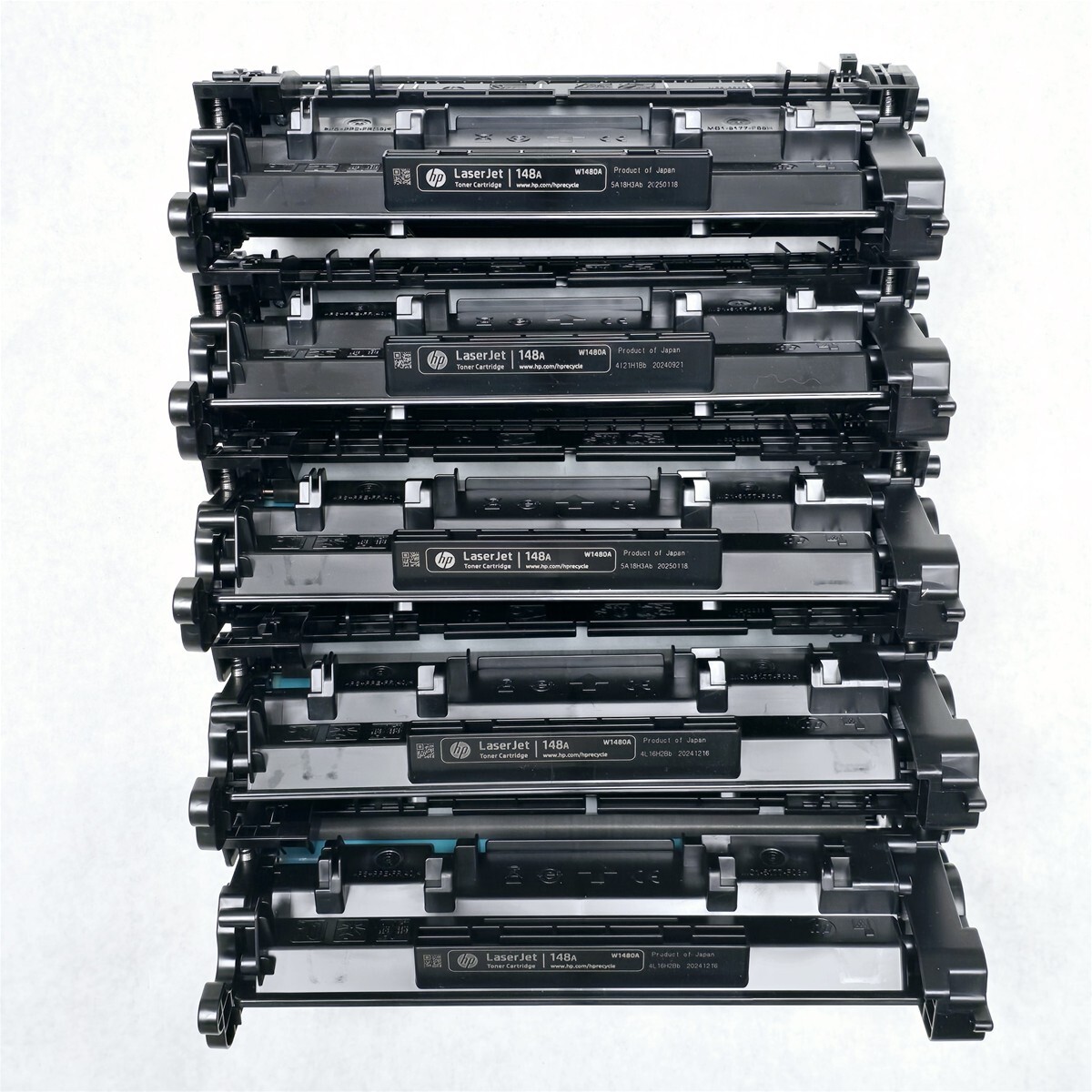 HP 148A Empty Toner Cartridges W1480A – Virgin OEM with Chips – Clean & Genuine