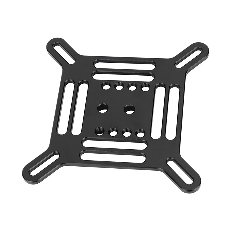CAMVATE Vesa Monitor Mounting Plate w/ V-Lock Wedge & 1/4"-20 Mount Holes/Slots