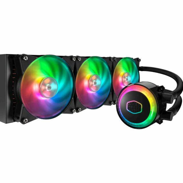 COOLER MASTER 360 Elite Liquid CPU Liquid Cooler, Dual-Chamber Pump,