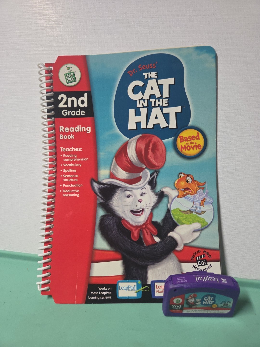 Leap Frog LeapPad Dr Seuss The Cat in the Hat 2nd Grade Reading Book