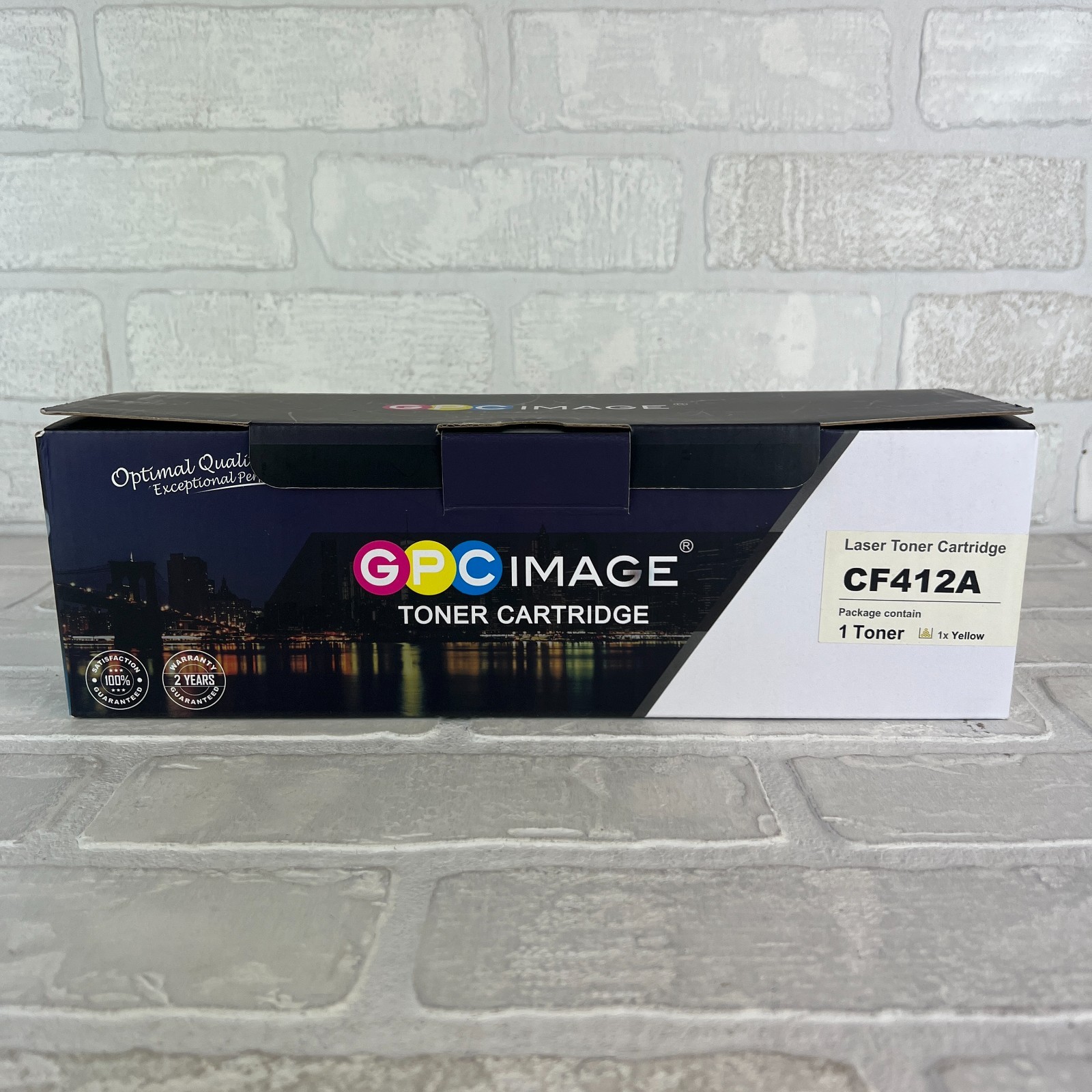 New GPC Image Toner 1 Cartridge CF412A Yellow HP M452NW MFP M377 M452DW M452DN