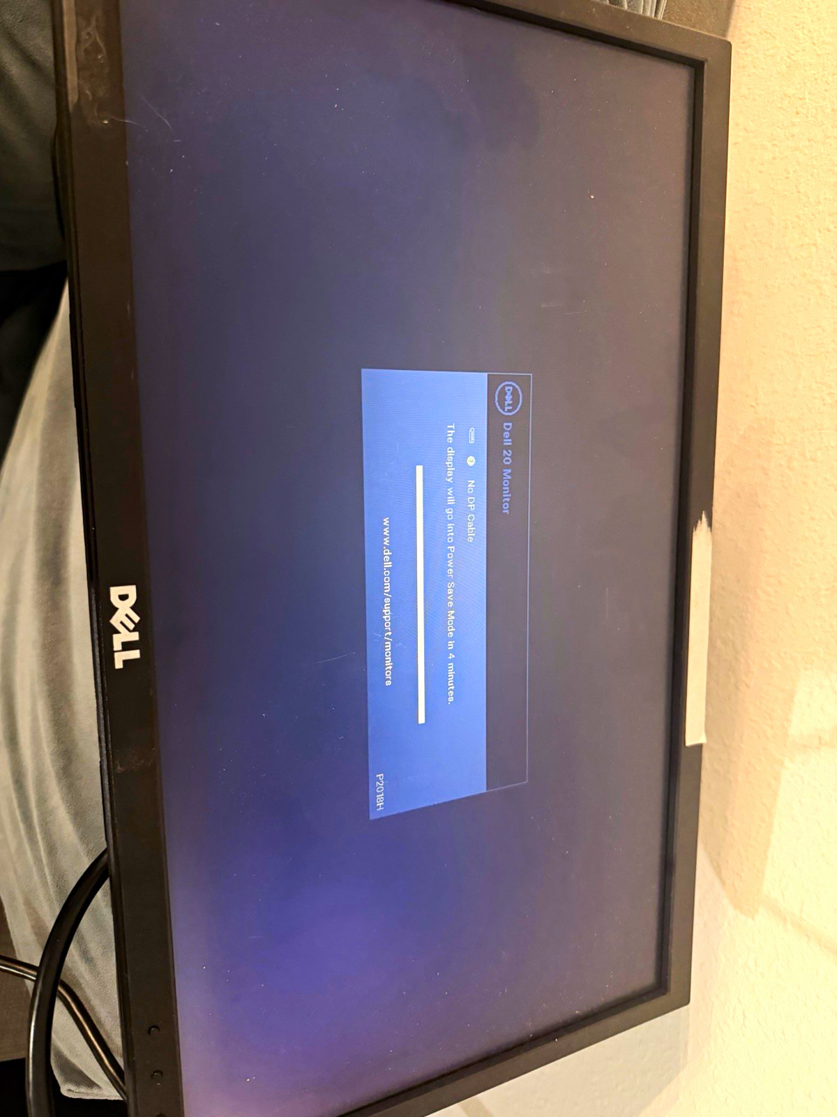 Dell P2018H 20in LED Monitor 1600x900 60Hz HDMI DP VGA USB Hub Black
