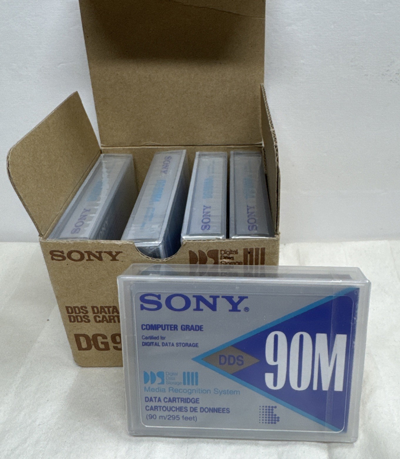 Sony DG90MAA/2 UC Computer Grade DDS Data Storage Cartridge Set Of 5 New