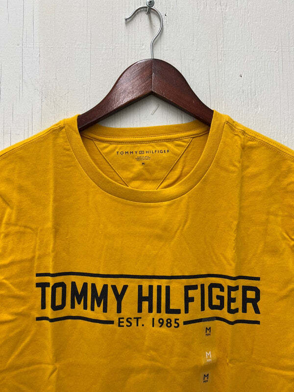 Tommy Hilfiger Mens Barney Short Sleeve T-Shirt Courtside Yellow 78J5434 720
