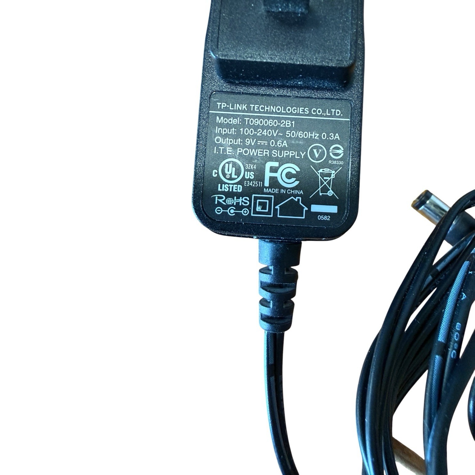 Genuine TP-Link T090060-2B1 Power Supply 9V 0.6A OEM T090060-2B1 Original