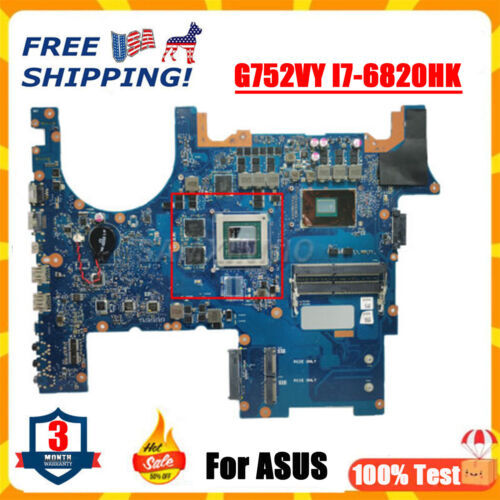 G752VY Motherboard Fit Asus ROG G752V G752VT G752VY GTX 980M I7-6820HK Mainboard