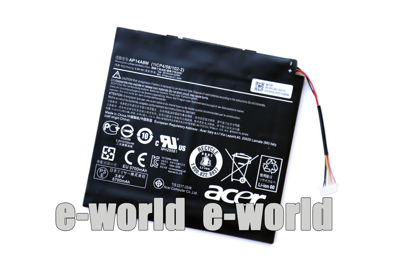 New Original AP14A8M AP14A4M Tablet Battery for Acer Iconia Tab 10 A3-A20 A3-A30