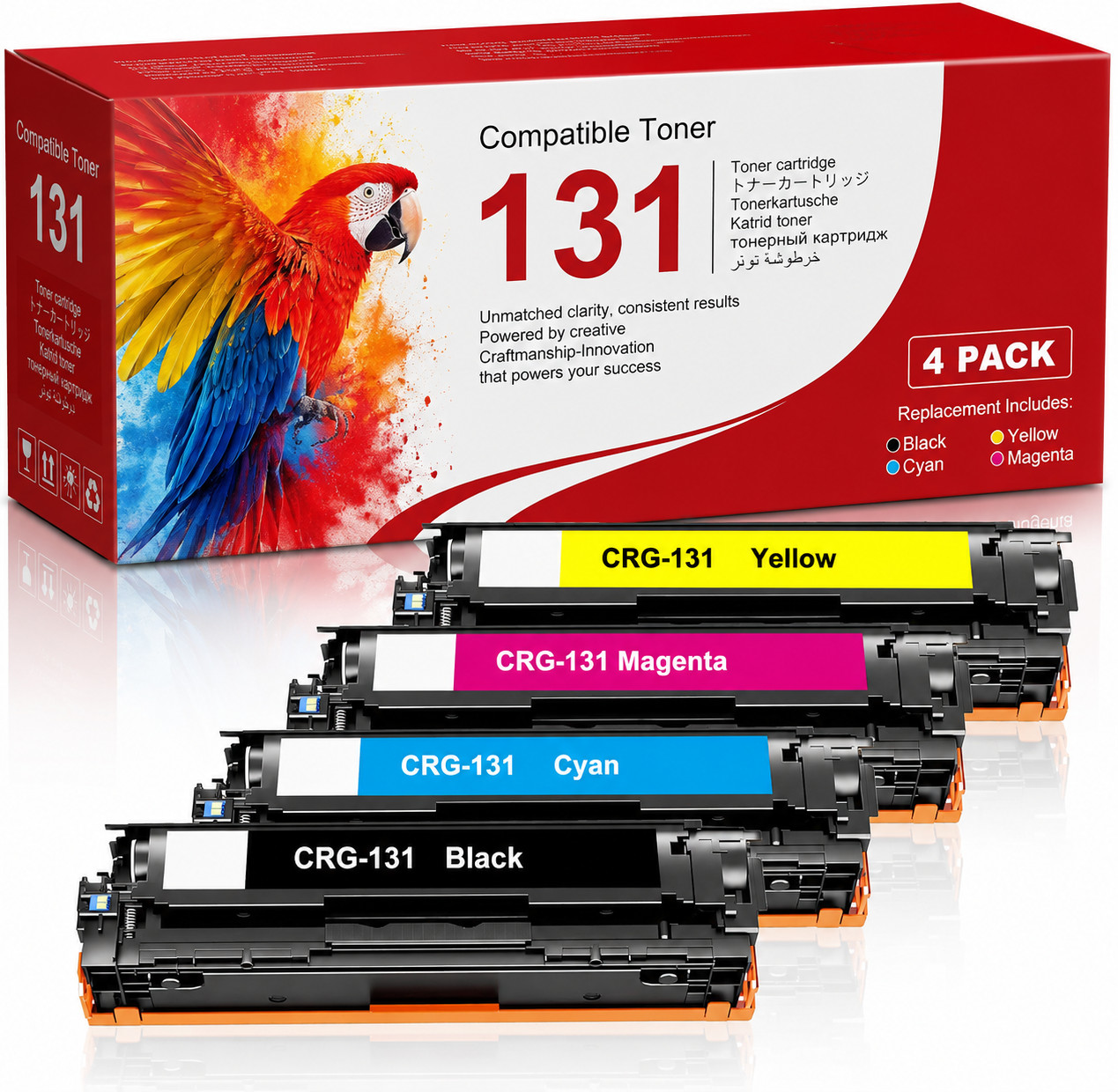 131 4PK CRG131 Toner Compatible For ImageClass MF8030Cn MF628Cw