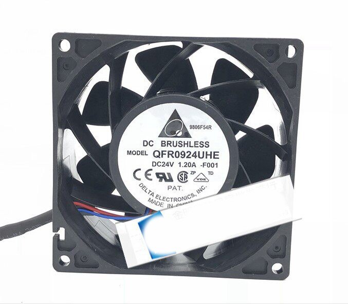 1PCS  DELTA QFR0924UHE 9238 24V 1.2A  Inverter Power Supply Fan